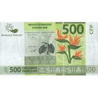(113) ** PNew (PN5) French Pacific Territories - 500 Francs CFP (ND)